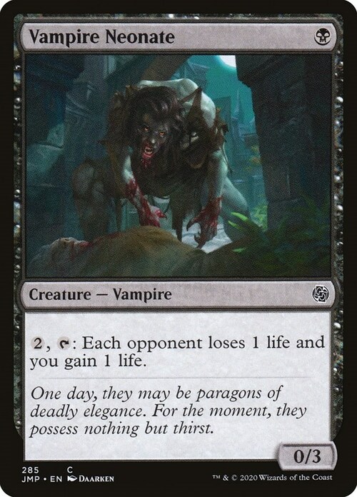 Vampiro Neonato Card Front