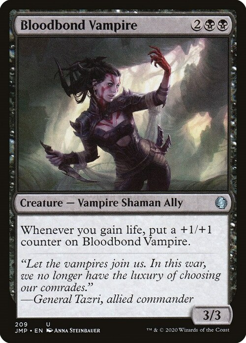 Vampira vínculo de sangre Frente