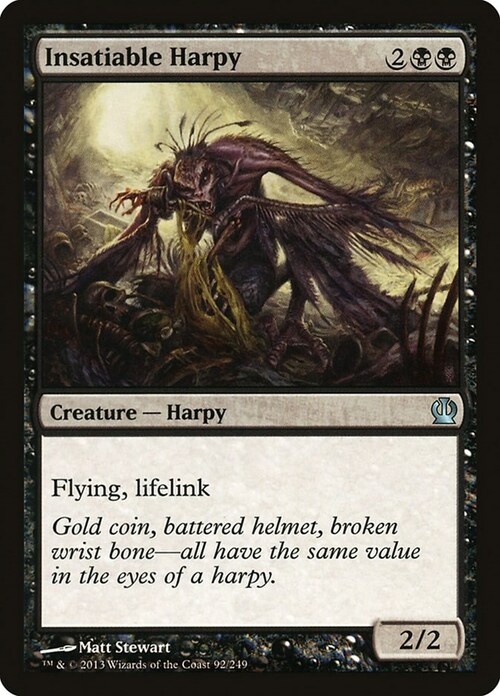 Insatiable Harpy Card Front