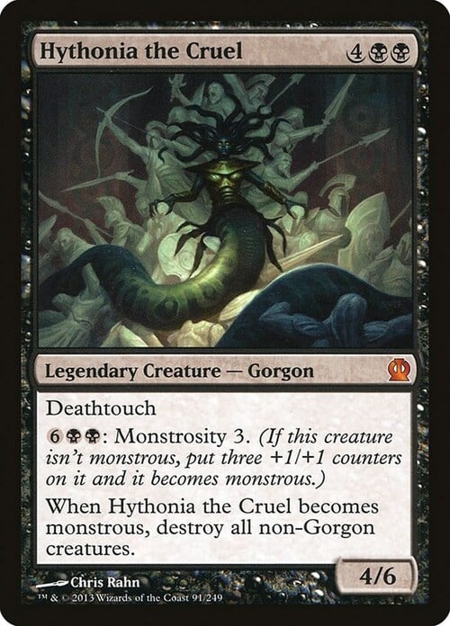Hythonia the Cruel Card Front