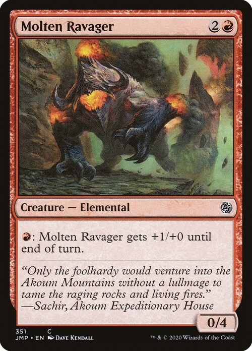 Molten Ravager Card Front