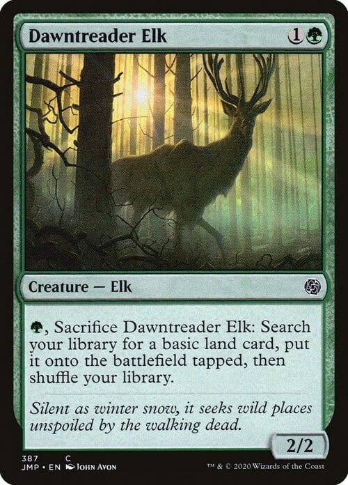 Dawntreader Elk Card Front