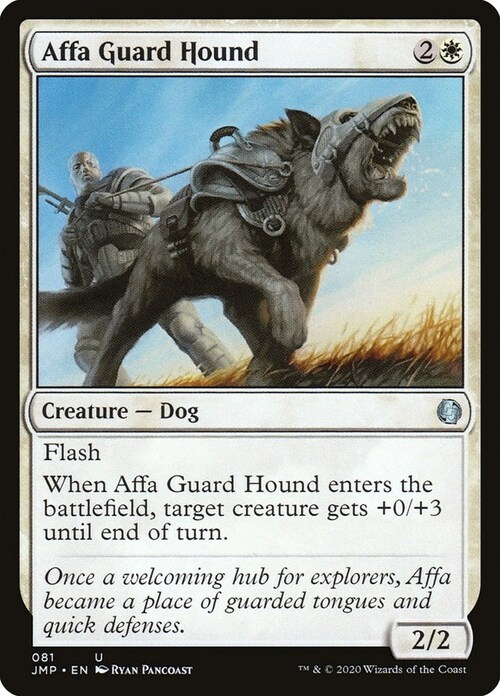 Affa Guard Hound Card Front