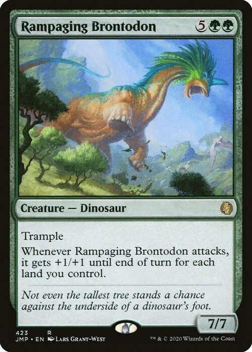 Rampaging Brontodon Card Front
