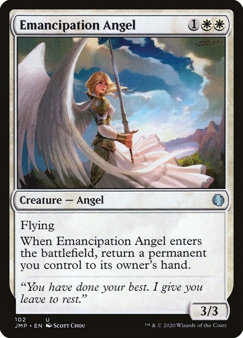 Emancipation Angel Card Front