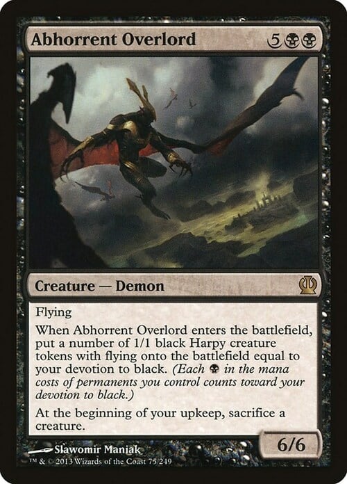 Abhorrent Overlord Card Front