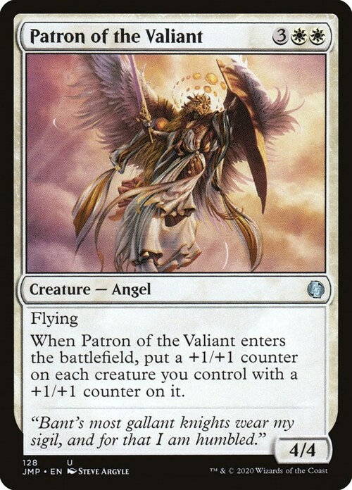 Patron of the Valiant Card Front