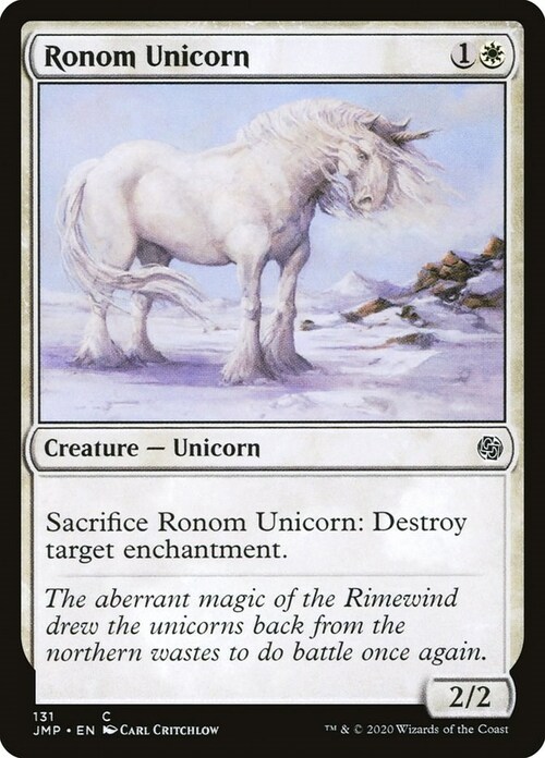 Ronom Unicorn Card Front