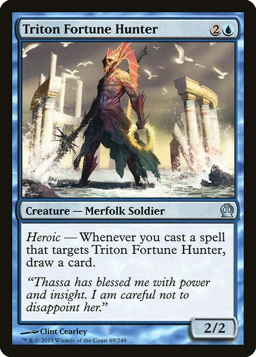Triton Fortune Hunter Card Front