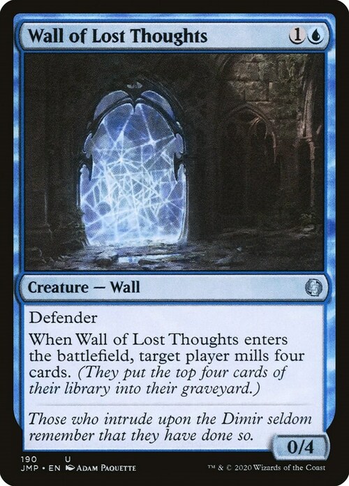 Muro dei Pensieri Perduti Card Front