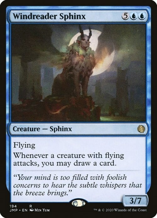 Windreader Sphinx Card Front