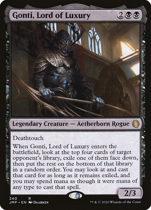 Gonti, Lord of Luxury Card Front