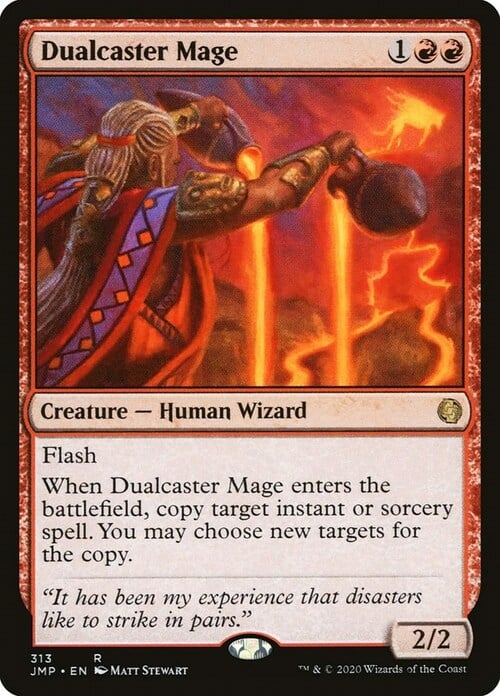 Dualcaster Mage Card Front