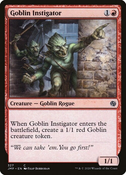 Goblin Istigatore Card Front