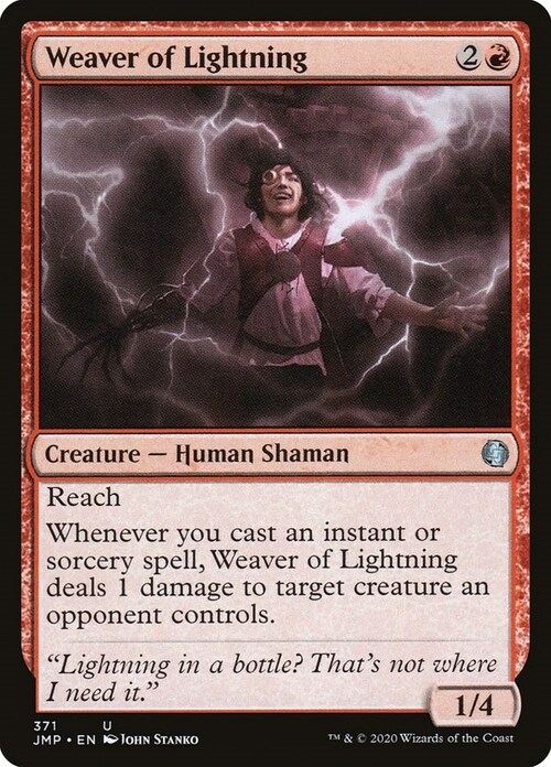 Weaver of Lightning Card Front