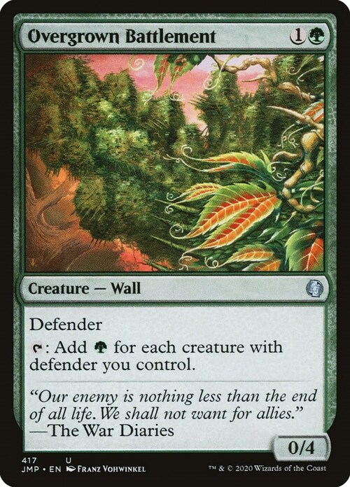 Overgrown Battlement Card Front