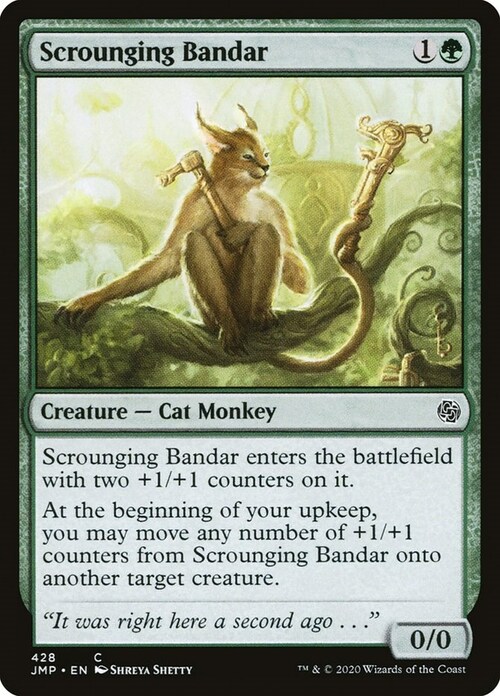 Scrounging Bandar Card Front