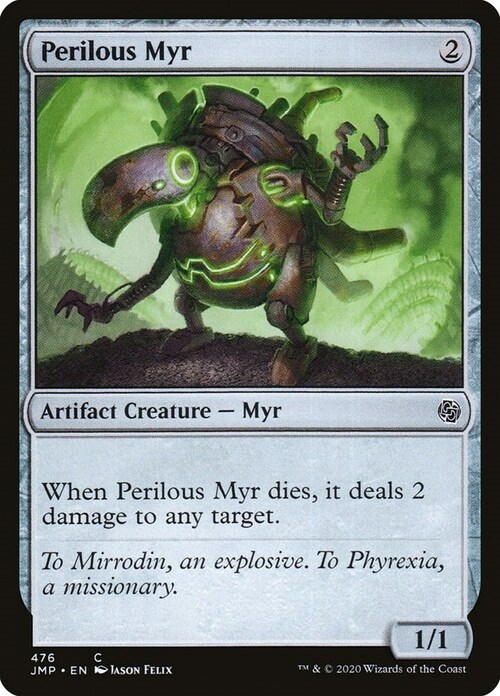 Myr Pericoloso Card Front