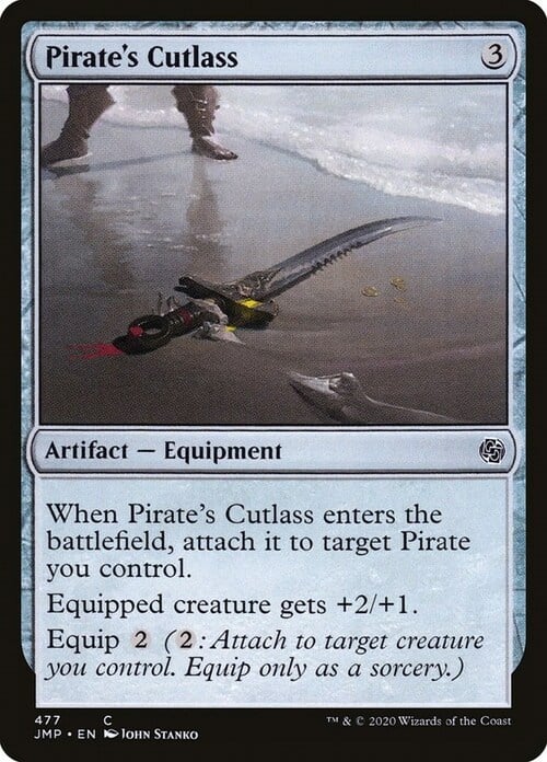 Pirate's Cutlass Card Front