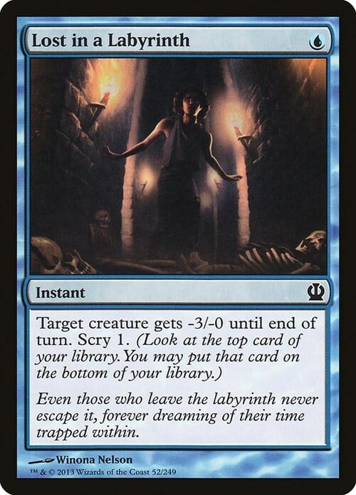 Lost in a Labyrinth Card Front