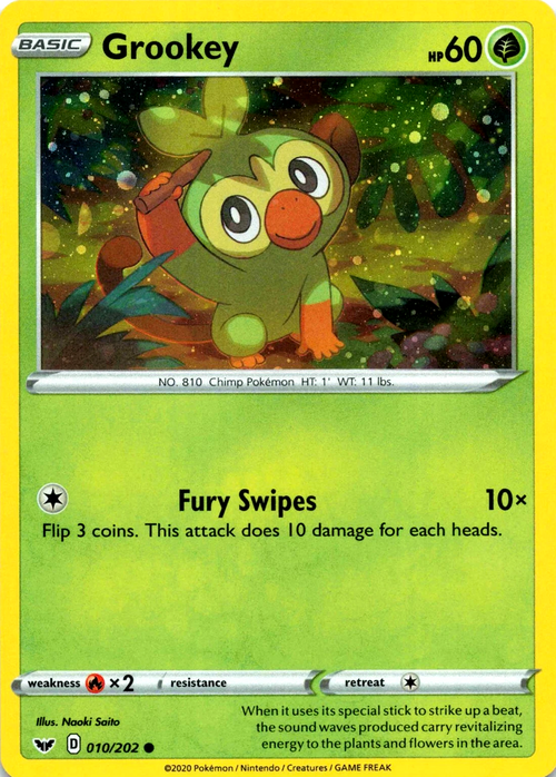 Grookey Card Front