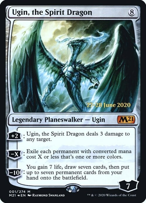 Ugin, el dragón espíritu Frente