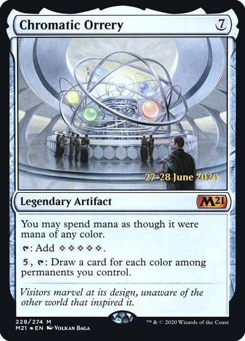 Chromatic Orrery Card Front