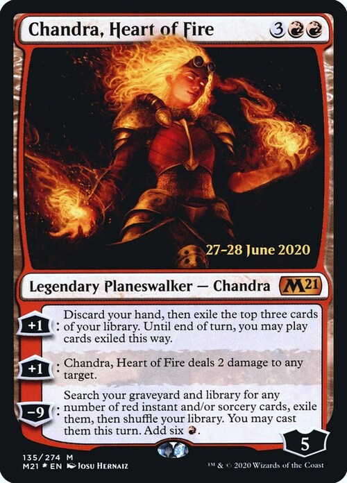 Chandra, Heart of Fire Card Front