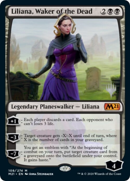 Liliana, Waker of the Dead Card Front