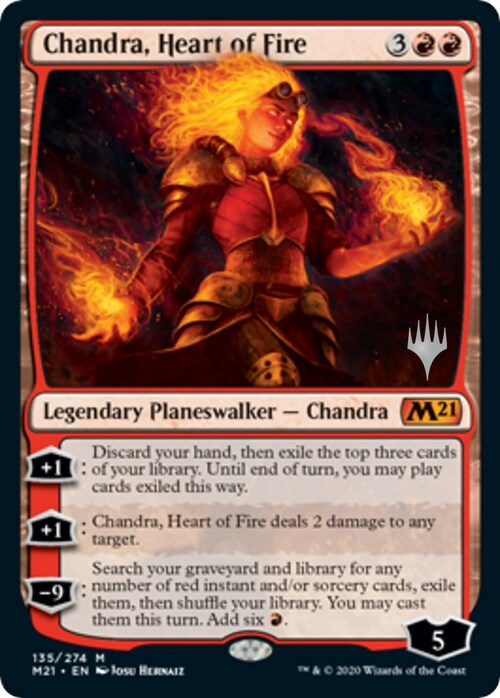 Chandra, Heart of Fire Card Front