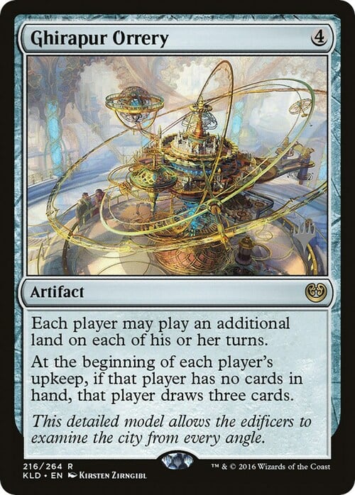 Ghirapur Orrery Card Front