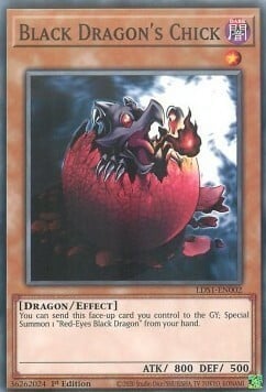 Black Dragon's Chick Card Front