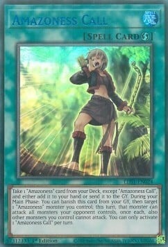 Amazoness Call Card Front