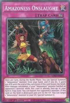 Amazoness Onslaught Card Front