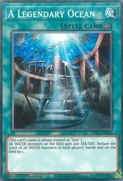 A Legendary Ocean Card Front