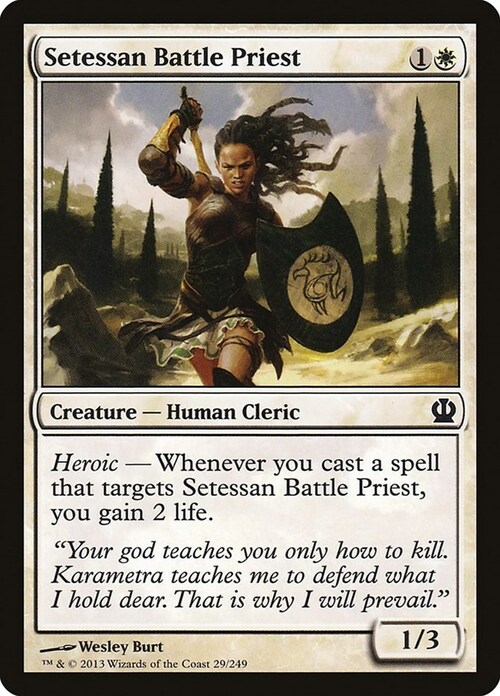 Setessan Battle Priest Card Front