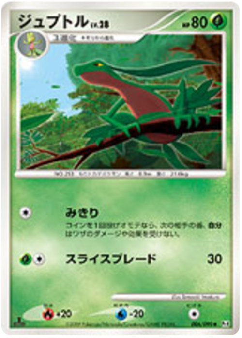 Grovyle LV.28 Card Front