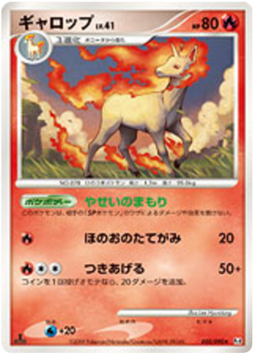 Rapidash LV.41 Card Front