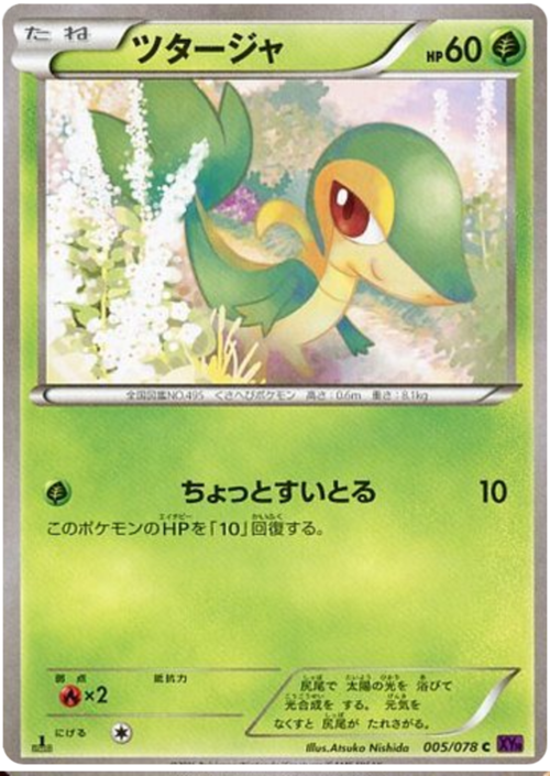 Snivy Card Front