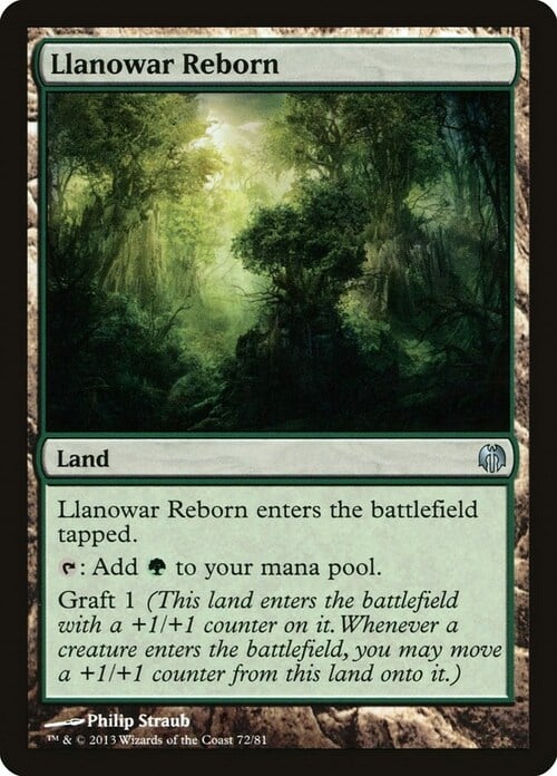 Llanowar Reborn Card Front