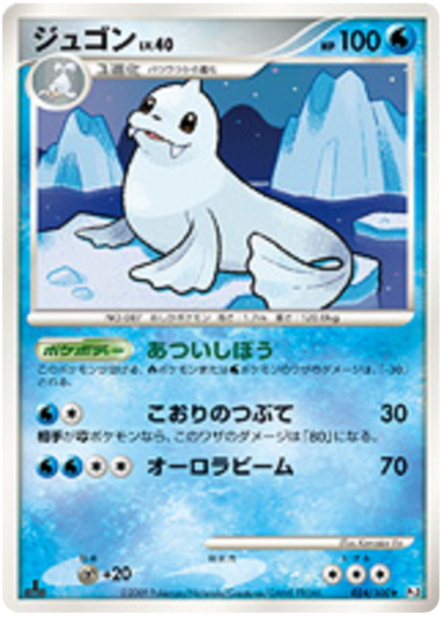 Dewgong Lv.40 Card Front