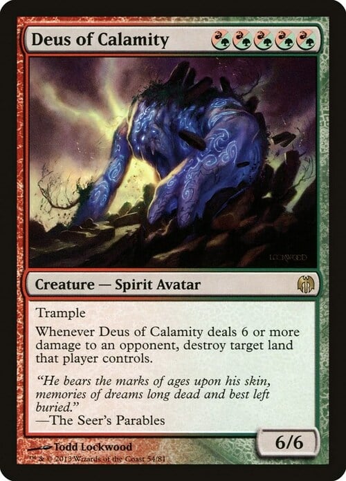 Deus of Calamity Card Front
