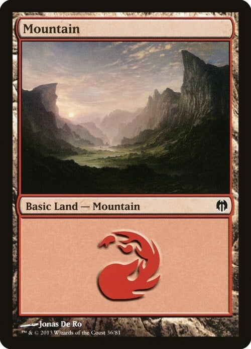 Mountain Card Front