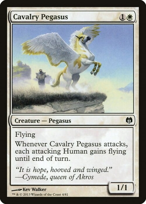 Cavalry Pegasus Card Front