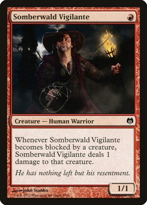 Somberwald Vigilante Card Front