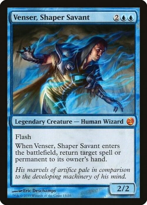 Venser, Shaper Savant Card Front