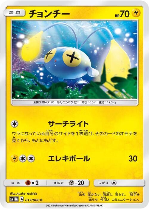 Chinchou Card Front