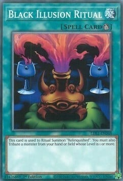 Black Illusion Ritual Card Front