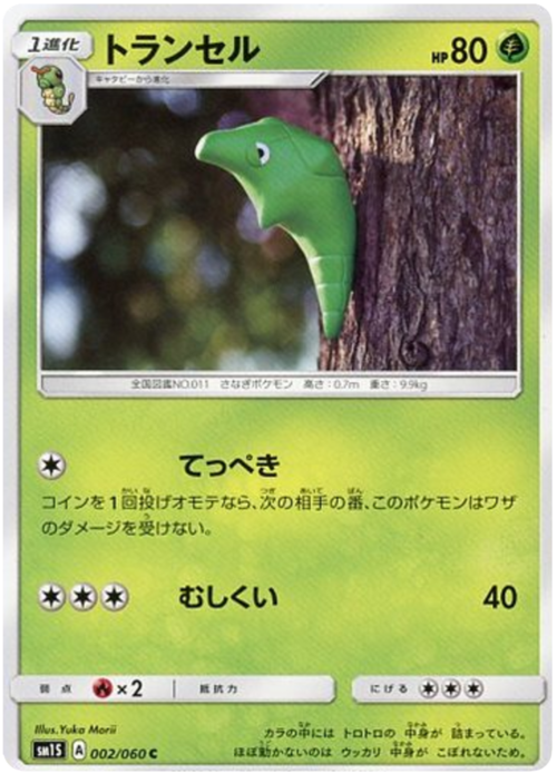 Metapod Card Front