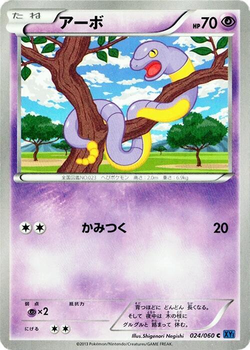 Ekans Card Front